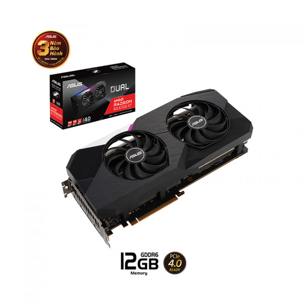 Card màn hình ASUS DUAL RX 6700 XT-12G