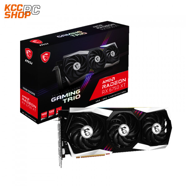 VGA MSI Radeon RX 6750 XT GAMING X TRIO 12GB GDDR6
