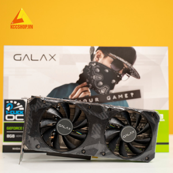 VGA GALAX GeForce RTX 3060 Ti LHR (1-Click OC) 8GB GDDR6 (36ISL6MD1VQW)