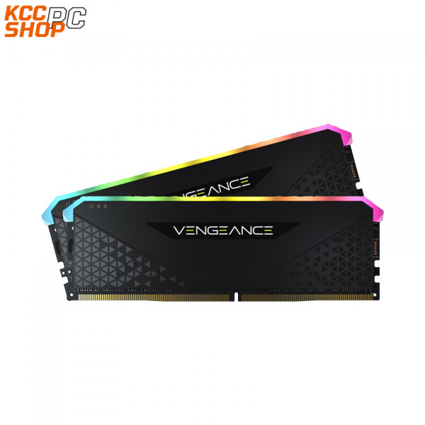 Ram Desktop Corsair Vengeance RGB RS (CMG64GX4M2E3200C16) 64GB (2x32GB) DDR4 3200MHz