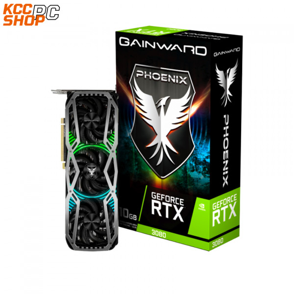 VGA Gainward RTX 3080 PHOENIX 10GB GDDR6X 320bit 3-DP HDMI V1 (NED3080019IA-132AX)