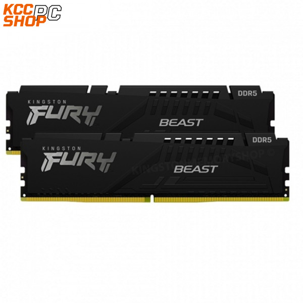Ram Kingston Fury Beast 32GB (2x16GB) DDR5 4800MHz (KF548C38BBK2-32)
