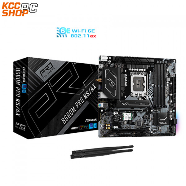 Mainboard Asrock B660M Pro RS/ax ( Hỗ trợ WIFI )