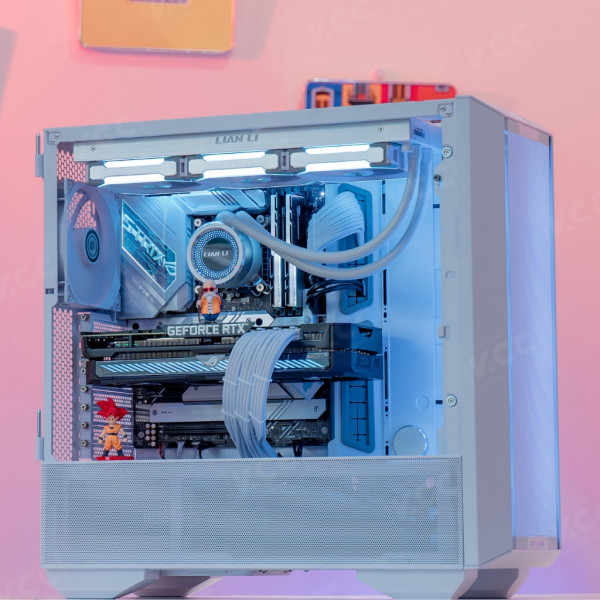 Vỏ Case LIAN-LI LANCOOL III RGB MESH WHITE ( Full Tower/Màu Trắng/Kèm sẵn 3 Fan ARGB 140mm + 1 Fan PWM 140mm/ Type C)