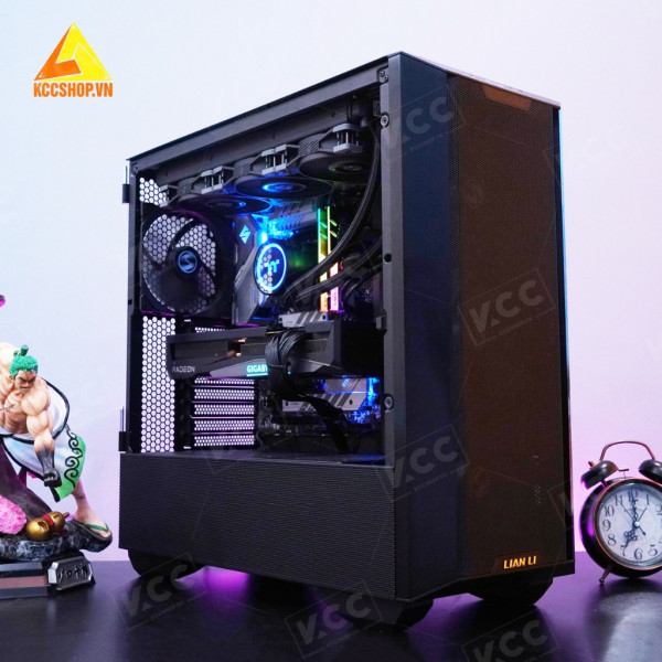 Vỏ Case LIAN-LI Lancool II Mesh Performance Black (Mid Tower / Màu Đen/ Kèm  2x 140mm PWM Fan Phía Trước + 1x 120mm PWM fan Phía Sau + USB Type C )