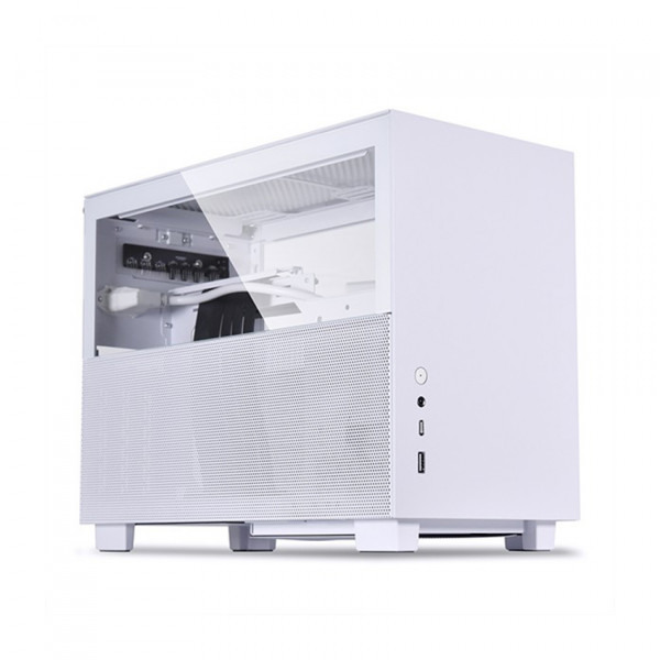 Vỏ Case LIAN-LI Q58 White PCIE 4.0 (Mini Tower/Màu Trắng)