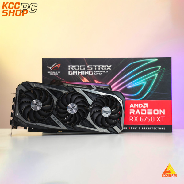 VGA Asus ROG Strix RX 6750 XT OC 12GB Gaming (ROG-STRIX-RX6750XT-O12G-GAMING)