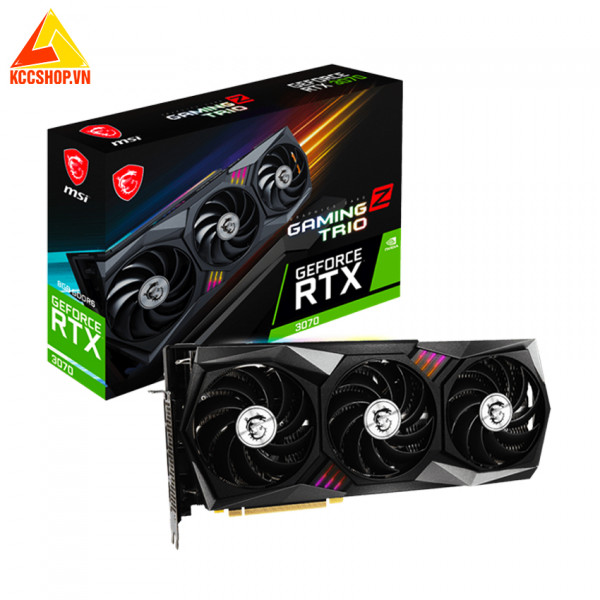 VGA MSI GeForce RTX 3070 GAMING Z TRIO 8G V2 (8GB GDDR6, 256 bit, HDMI +DP, 2×8-pin)