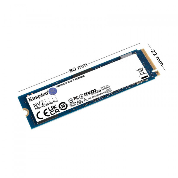 Ổ cứng SSD Kingston SNV2S 250GB NVMe M.2 2280 PCIe Gen 4x4 (Đọc 3000MB/s - Ghi 1300MB/s) - (SNV2S/250G)
