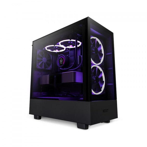 Vỏ máy tính NZXT H5 Elite Black (Mid Tower/Màu Đen) (CC-H51EB-01)