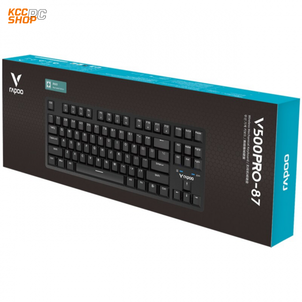 Bàn phím không dây Rapoo 87 phím đa chế độ US BLACK 