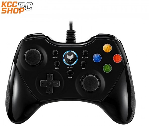 Tay cầm Game pad Rapoo V600 E-sports Vibration (Black)
