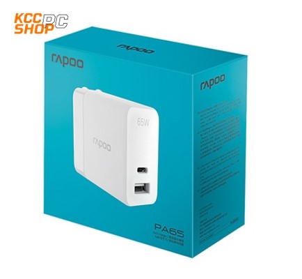 Sạc Rapoo 2 cổng (USB-C + USB-A) 65W PA65