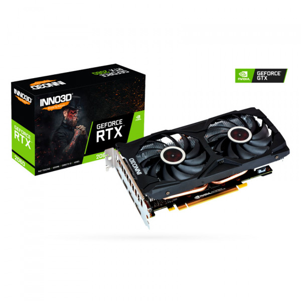 VGA INNO3D RTX 2060 OC X2 6G GDDR6 (GF-RTX2060 GAMING OC X2 )