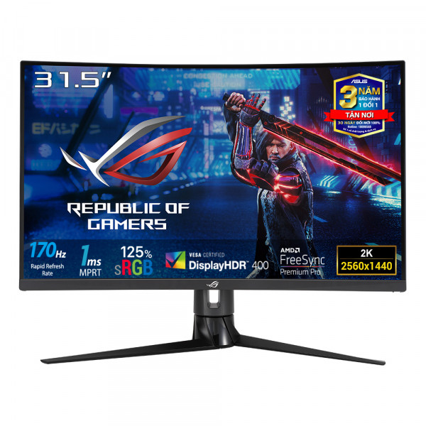 Màn Hình Gaming Asus ROG Strix XG32VC VA/WQHD/170Hz