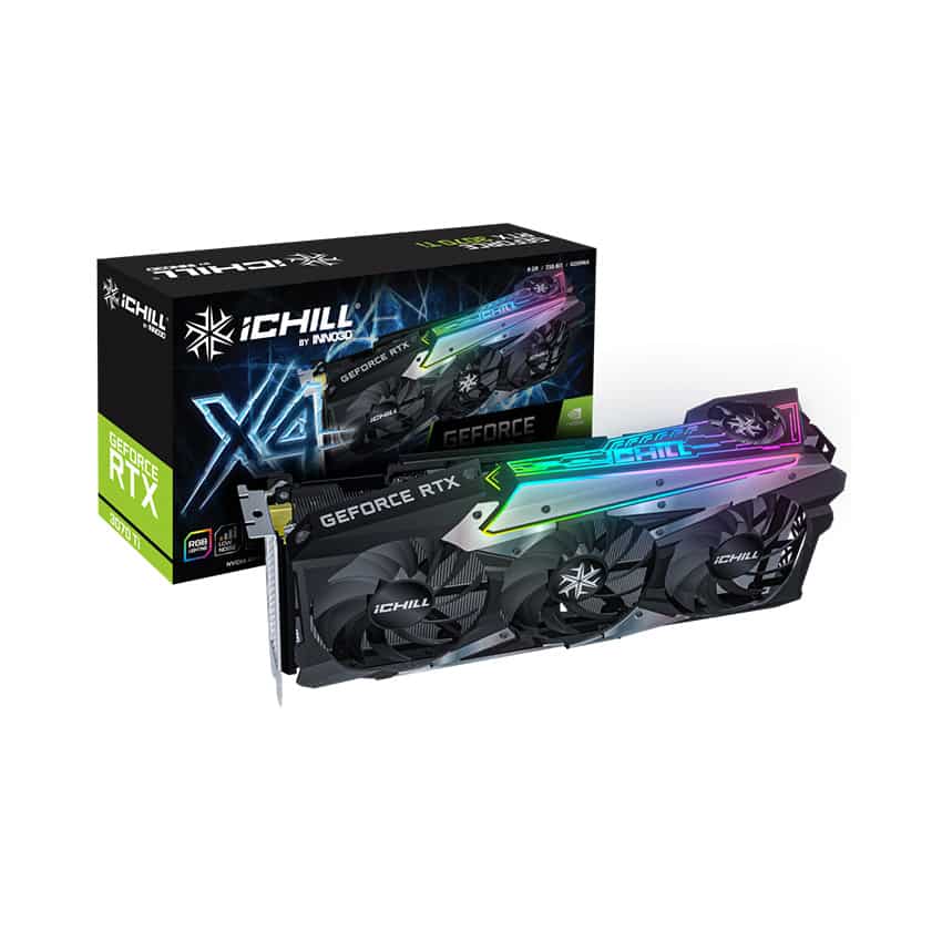 Card màn hình VGA Inno3D RTX 3070 Ti ICHILL X4