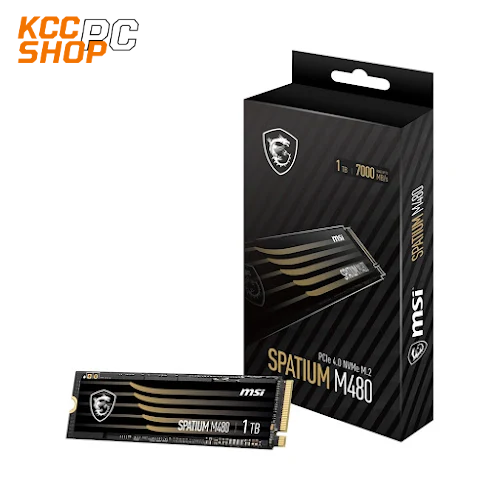 Ổ cứng SSD MSI Spatium M480 Pro 1TB PCIe 4.0 NVMe M.2 (Đọc 7400MB/s - Ghi 6000MB/s)