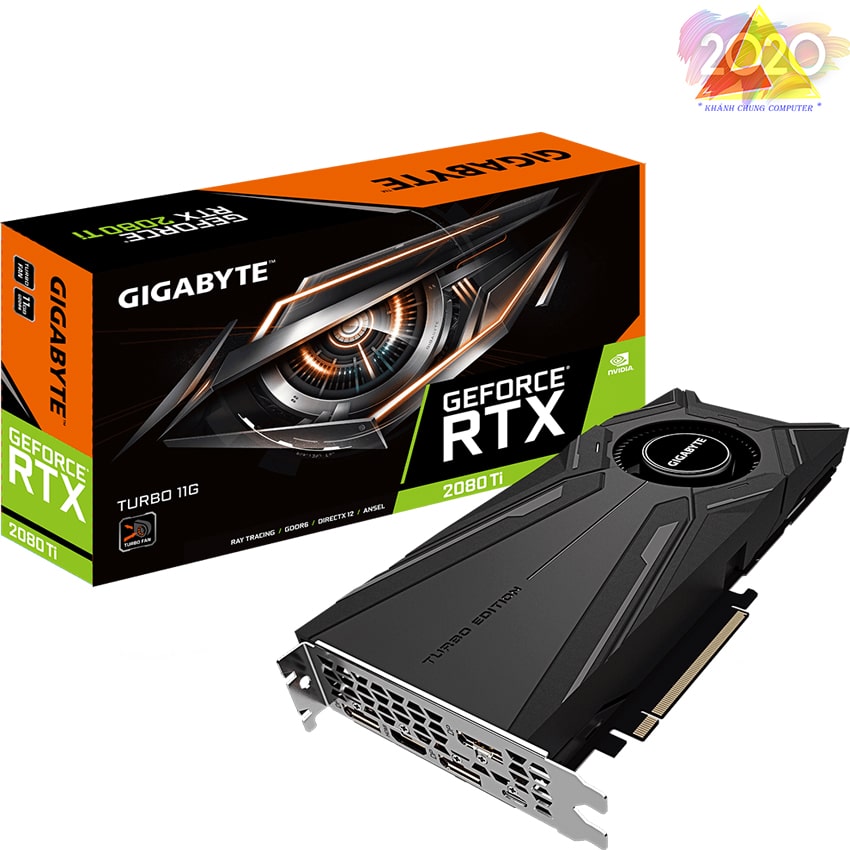 VGA Gigabyte RTX 2080Ti 11G GDDR6 Turbo Edition
