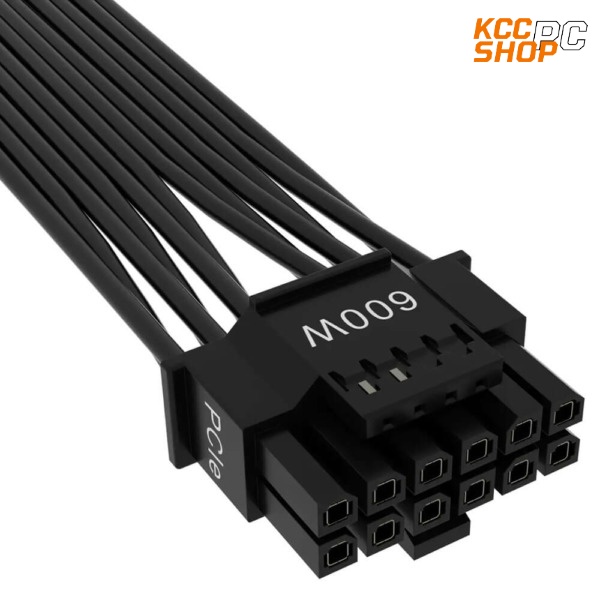 Dây cáp nguồn corsair 600W PCLE5.0 12VHPWR type 4 (màu đen/CP-8920284)