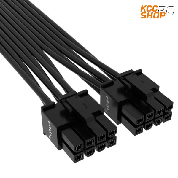 Dây cáp nguồn corsair 600W PCLE5.0 12VHPWR type 4 (màu đen/CP-8920284)