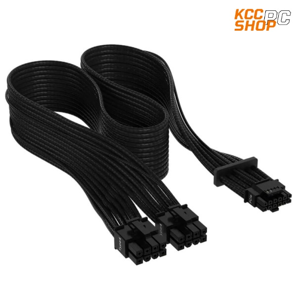 Dây cáp nguồn Corsair Premium Individually Sleeved 12+4Pin PCLE Gen 5 12VHPWR 600W type 4 (màu đen/CP-8920331)