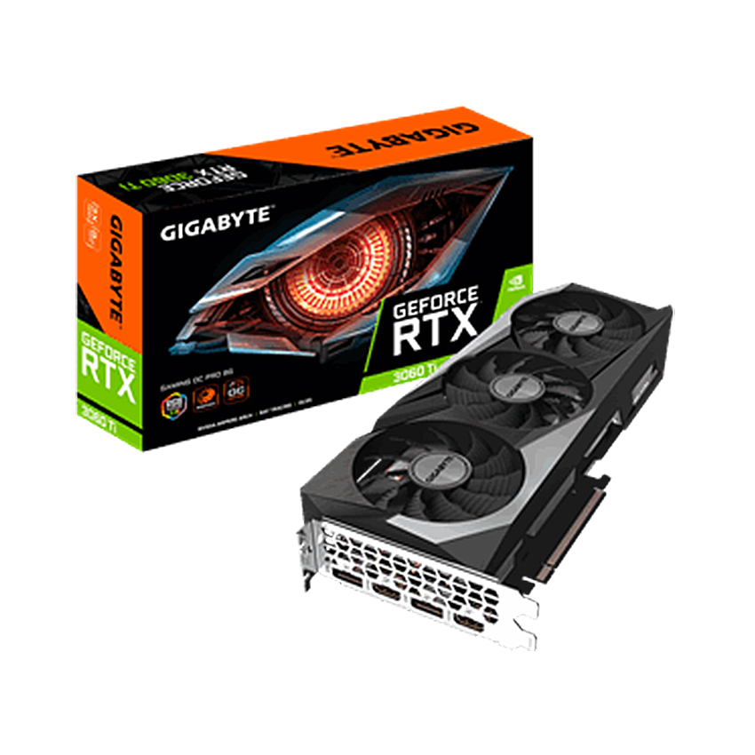 VGA GIGABYTE GeForce RTX 3060 Ti GAMING OC PRO 8G (GV-N306TGAMINGOC PRO-8GD)