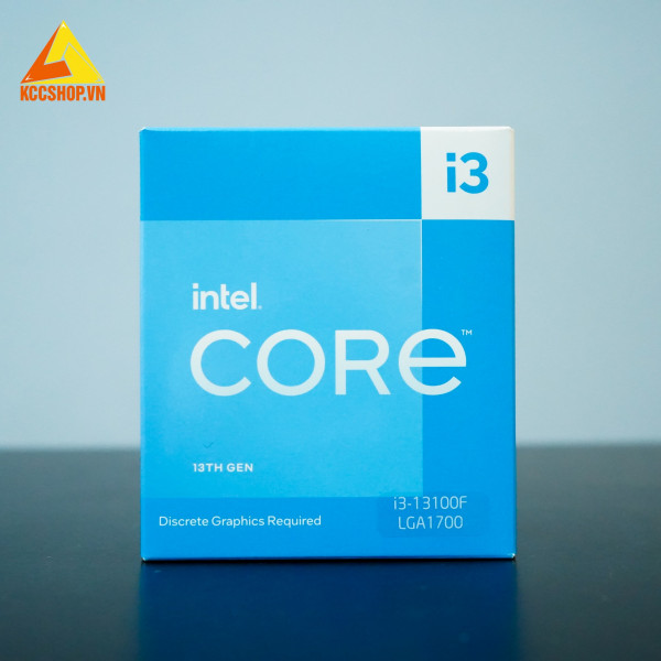 CPU Intel Core i3 13100F (Up to 4.5 GHz / 4 Nhân / 8 Luồng / Socket 1700) hàng chính hãng
