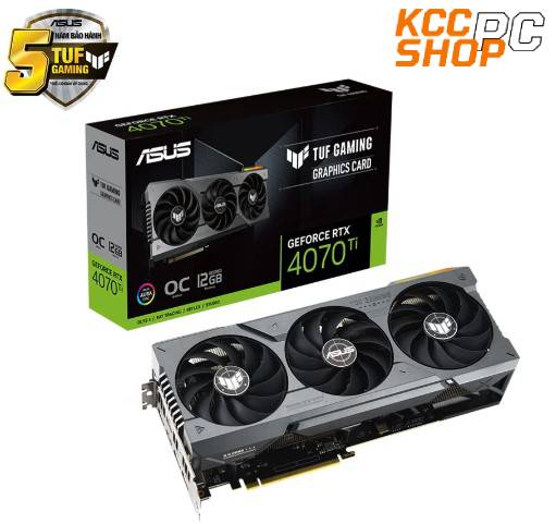 VGA  ASUS TUF Gaming GeForce RTX 4070 Ti OC Edition 12GB GDDR6X