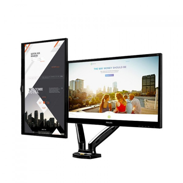 Tay đỡ 2 màn hình North Bayou F160 (17-27")