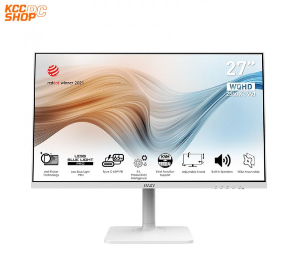 Màn hình MSI MD272QPW (27 inch/WQHD/IPS/75Hz/4ms/300 nits/HDMI+DP+USBC+Audio/Loa)