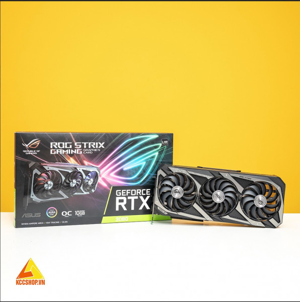 VGA ASUS ROG Strix GeForce RTX 3080 OC V2 (ROG-STRIX-RTX3080-O10G-V2-GAMING)