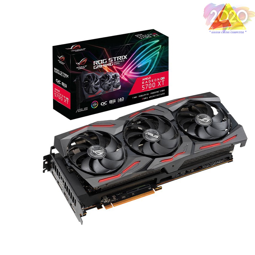 VGA ASUS ROG Strix Radeon RX 5700 XT OC edition 8GB GDDR6 (ROG-STRIX-RX5700XT-O8)
