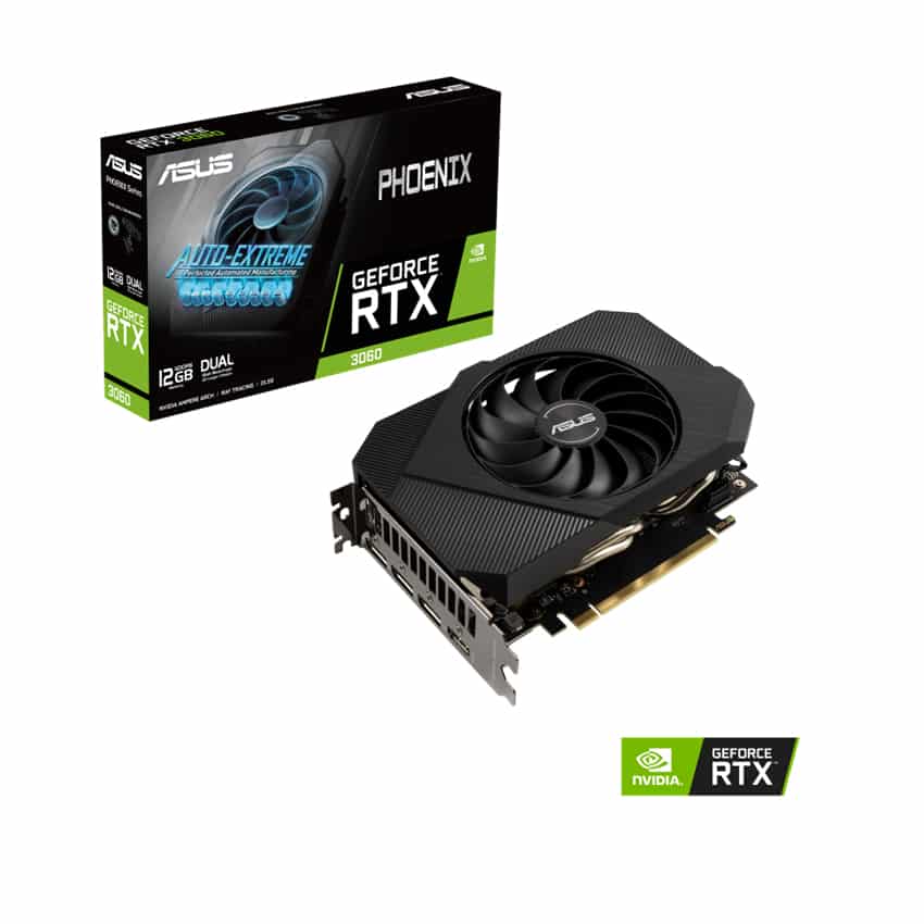 VGA ASUS Phoenix GeForce RTX 3060 V2 12GB GDDR6 (PH-RTX3060-12G-V2)