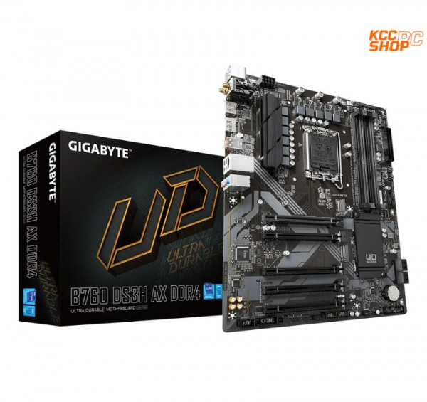 Mainboard GIGABYTE B760 DS3H AX DDR4 (Intel B760 / LGA 1700 / 128 GB DDR4 / ATX)