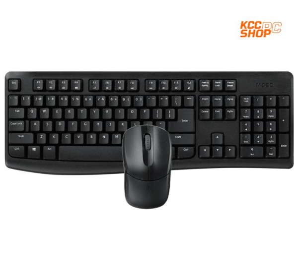 Combo Bàn phím + Chuột không dây Rapoo X1800PRO Black