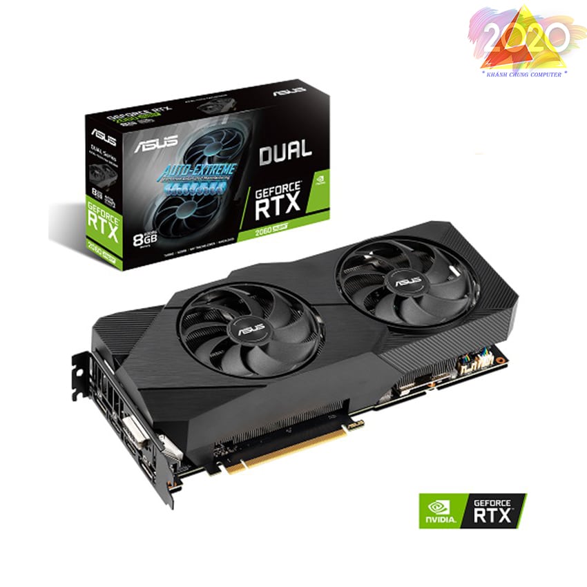 VGA ASUS Dual GeForce RTX 2060 SUPER EVO OC edition 8GB GDDR6