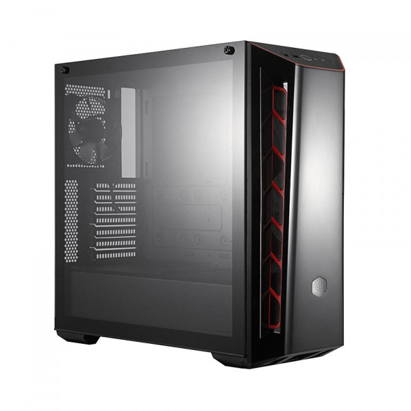 Vỏ Case Cooler Master MasterBox MB520 TG Red Trim (Mid Tower/Màu Đen)