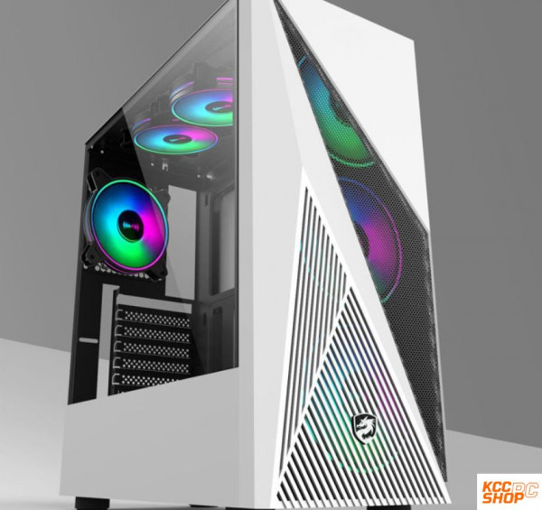 Vỏ Case Vitra POSEIDON R12 White  (Mid Tower/Màu Trắng)