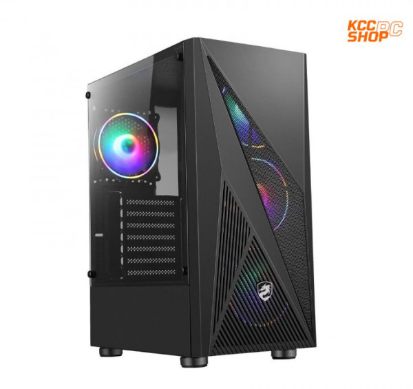 Vỏ Case Vitra POSEIDON R12 Black (Mid Tower/Màu Đen)