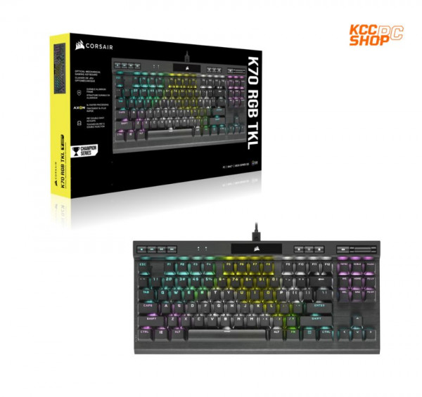 Bàn phím Corsair K70 TKL CHAMPION SERIES RGB OPX (OPX sw/USB) (CH-911901A-NA)