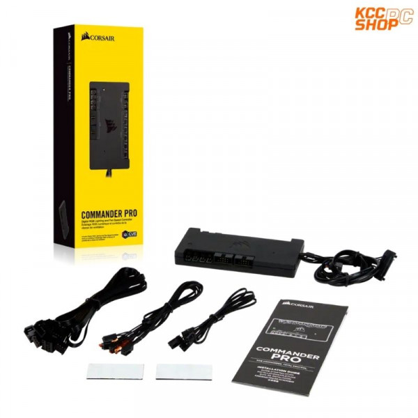Bộ điều khiển quạt máy tính và dây đèn  RGB Corsair Commander PRO (CL-9011110-WW)