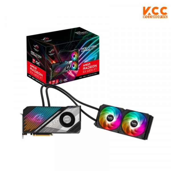 VGA ASUS ROG STRIX-LC-RX 6800 XT-O16G-GAMING (16GB GDDR6, 256-bit, HDMI, 2x8-pin)