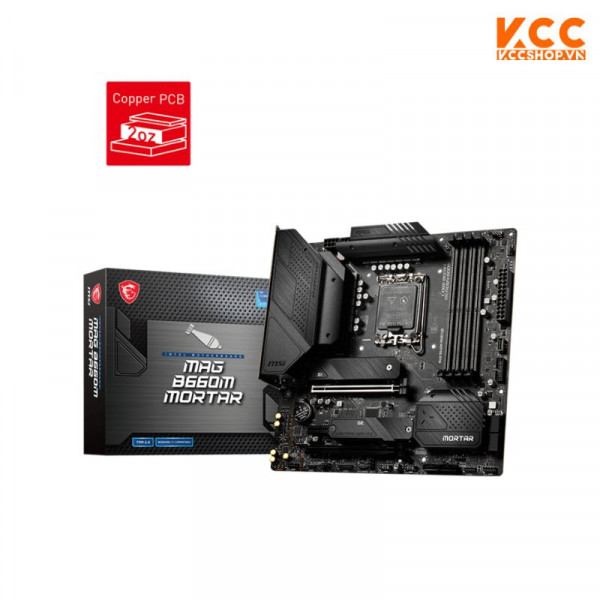 Mainboard MSI MAG B660M MORTAR DDR5 (Intel B660, Socket 1700, ATX, 192 GB)