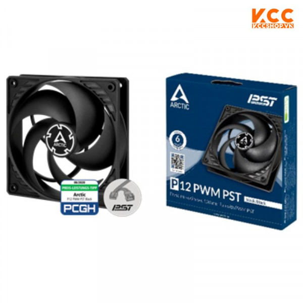 Quạt tản nhiệt Arctic P12 PWM PST Fan Black (ACFAN00120A)