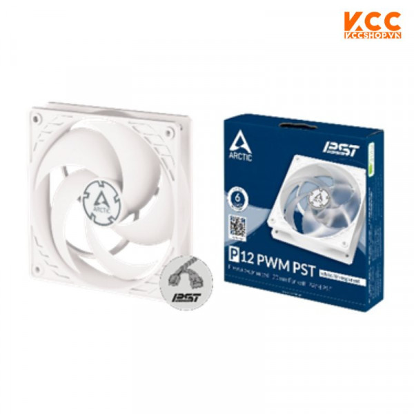 Quạt tản nhiệt Arctic P12 PWM PST Fan White (ACFAN00170A)