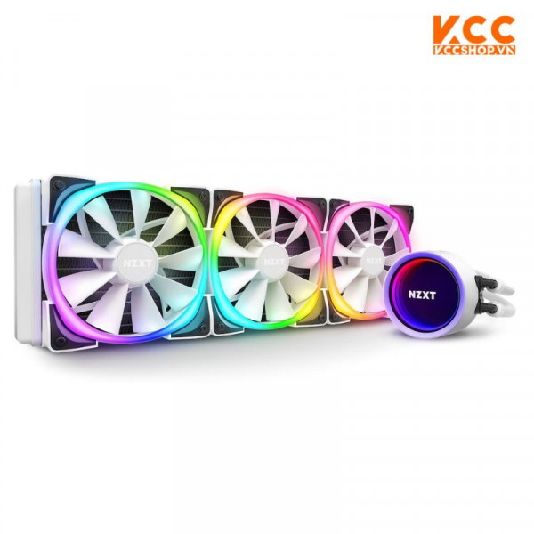 Tản nhiệt nước CPU NZXT Kraken X73 RGB - 360mm White (RL-KRX73-RW)