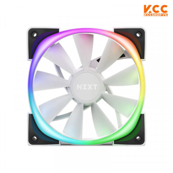 Fan Case  NZXT AER RGB 2 140mm Wihite (Single) (HF-28140-BW)