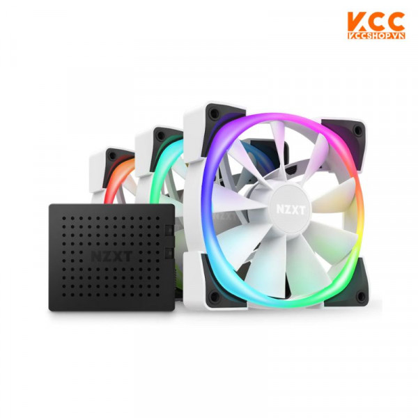 Fan Case NZXT Aer RGB 2 120mm Triple Starter Pack - White (HF-2812C-TW)