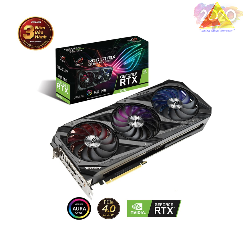Card màn hình ASUS ROG STRIX RTX 3090 24G GAMING