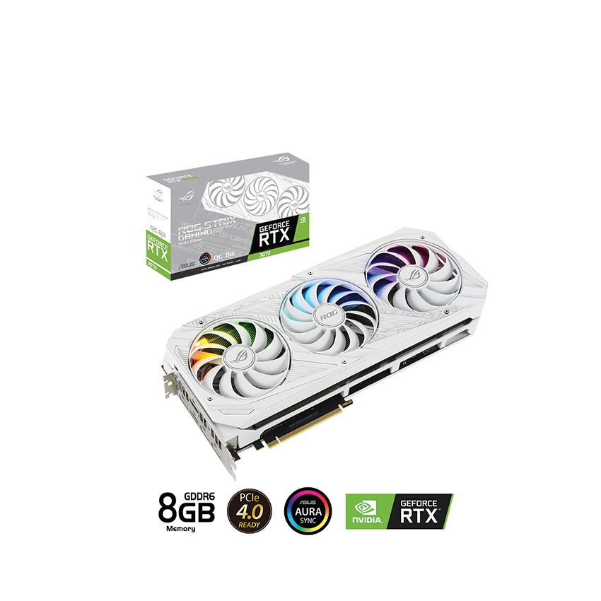 Card màn hình ASUS ROG STRIX RTX 3080-O10G-WHITE